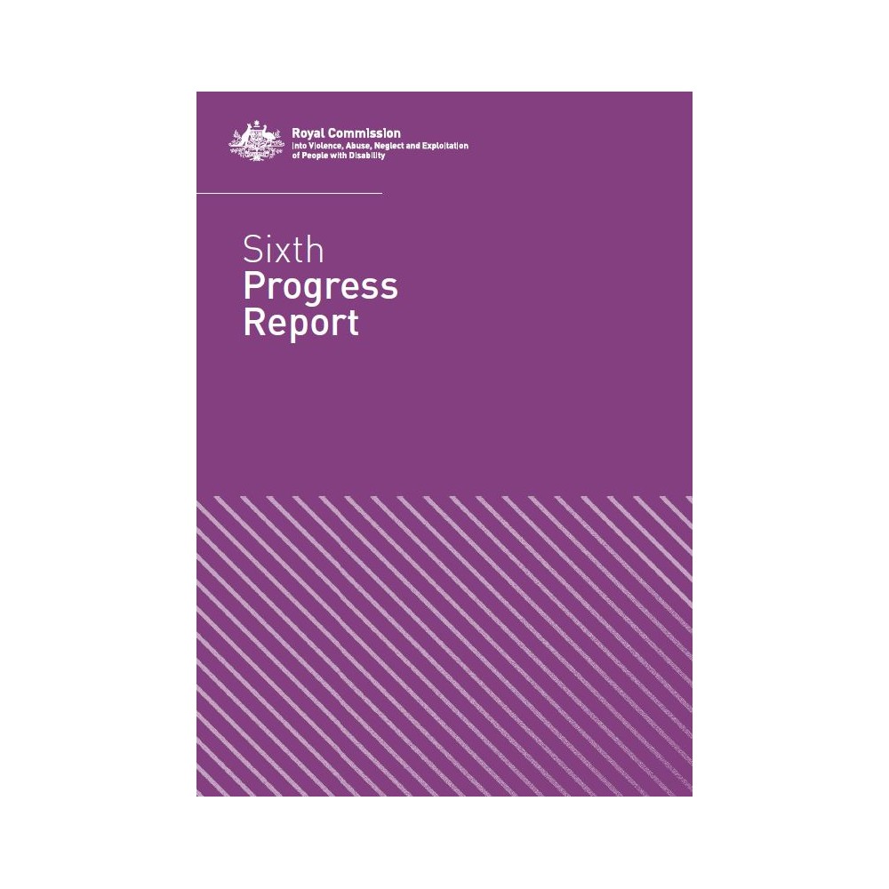 Sixth progress report