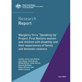 Research report - First Nations women and children with disability and their experiences of family and domestic violence
