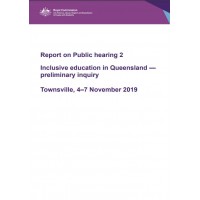 Public hearing 2 - Inclusive education in Queensland - preliminary inquiry